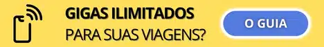 Banner com o texto 'Gigas illimitados para suas viagens?' e o botão 'O Guia' para scoprire come ter internet em viagem.