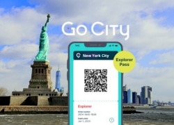 Logo del GoCity Explorer Pass per New York, la card per vedere da 2 a 10 attrazioni a tua scelta