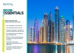 Logo del GoCity Pass Essentials Dubai