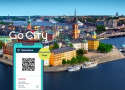 Logo identificativo dello Stoccolma Pass Essentials di GoCity